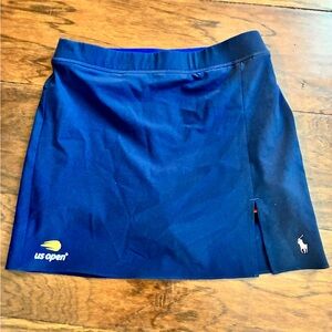 Polo Ralph Lauren Youth Size 8/10 Navy US Open Tennis Skirt with Shorts EUC